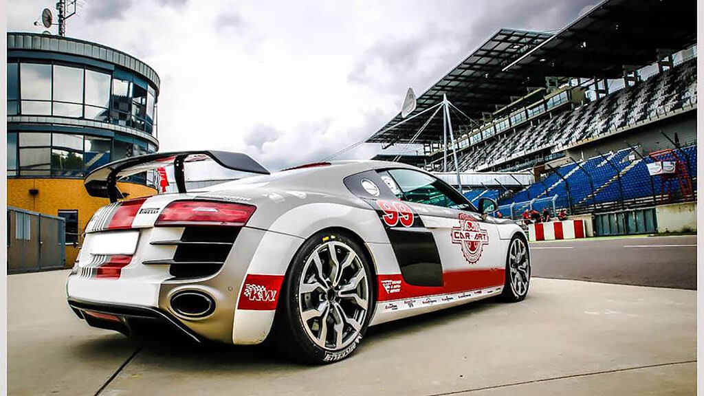 Audi R8 auf dem Lausitzring