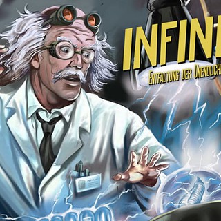 Eine Grafik von einem Escape Room Motto Infinitum - Entfaltung der Unendlichkeit.