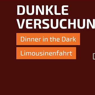Ein JGA An.gebot in Dresden mit Dinner in the Dark und einer Limousinenfahrt