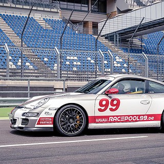 Porsche 911 von der Seite Porsche 911 GT3 Cup selber fahren.