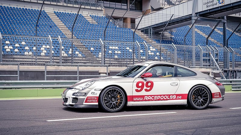 Porsche 911 von der Seite Porsche 911 GT3 Cup selber fahren.
