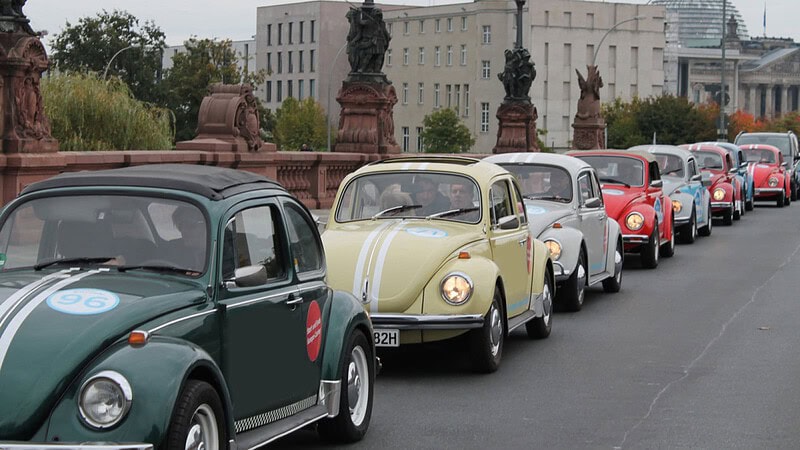 Eine VW Käfer Safari durch Berlin.