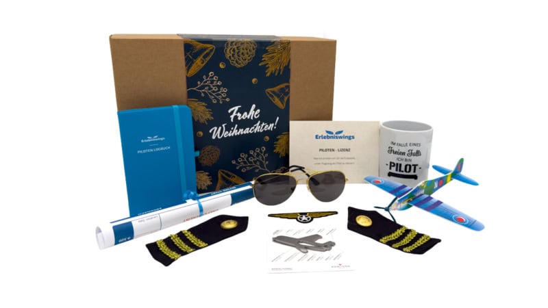 Geschenkbox Weihnachten Flug & Pilot Erlebnisse