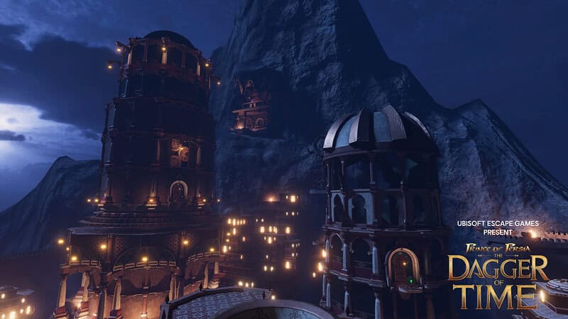 Ein VR-Spiel mit dem Titel Prince of Persia the Dagger of Time